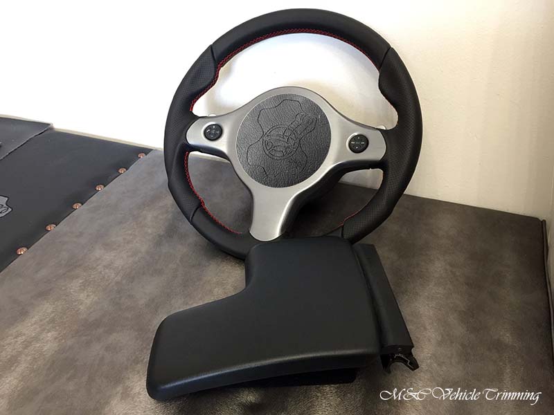Alfa Romeo leather steering wheel